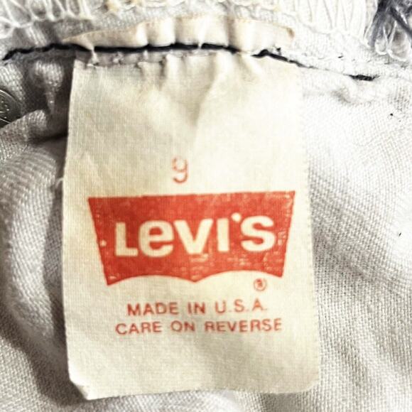 Vintage 80s Levi's 501 Slim Tapered Button Fly Rigid Denim Jeans Mom - Picture 13 of 14